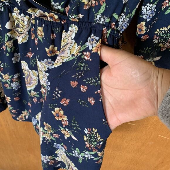 DR2 Women's Small Floral Romper Shorts Size S - Picture 5 of 7